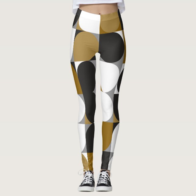Leggings Créativité géométrique : Conception Motif transpar (Devant)