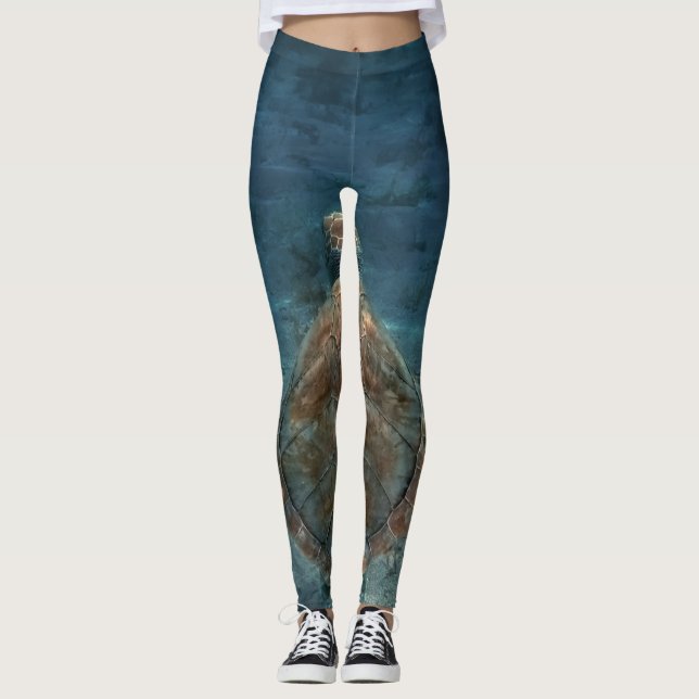 Leggings Créatures de la mer cool (Devant)