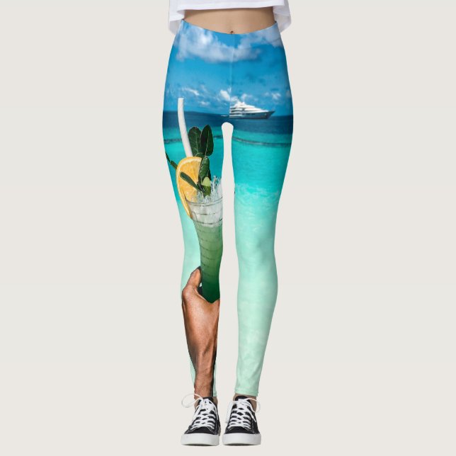Leggings Créatures de la mer cool (Devant)