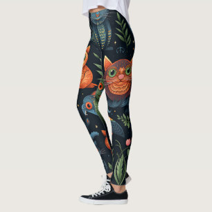 Leggings Créez Vos Propres Chattes Sauvages Gobelins Oiseau