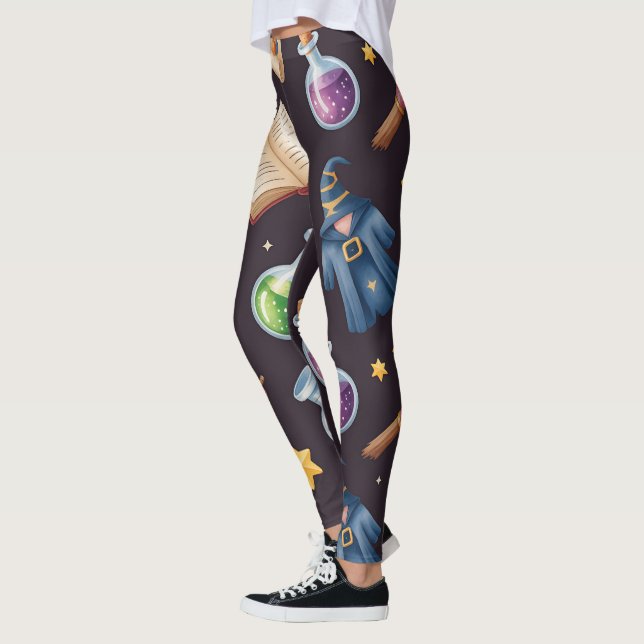 Leggings Créez Vos Propres Fournitures De Magicien Mignon M (Gauche)
