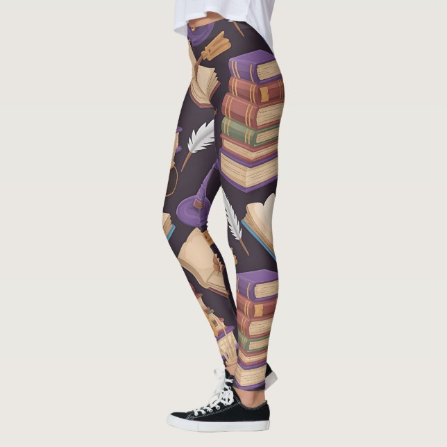 Leggings Créez Vos Propres Matériels Mignons Pour L'école D (Gauche)