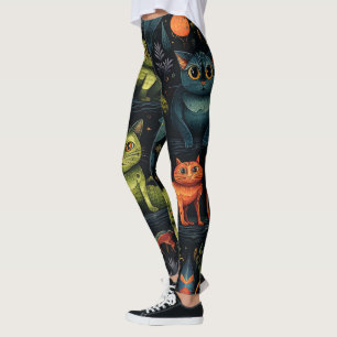 Leggings Créez Vos Propres Sauvages Chats Gobelins Chauves-