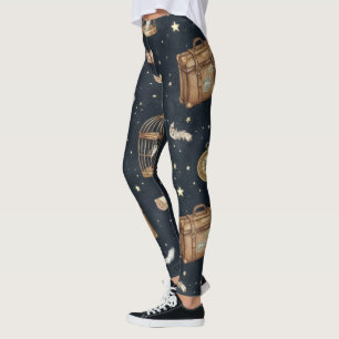 Leggings Créez vos propres valises de voyage magiques hibou