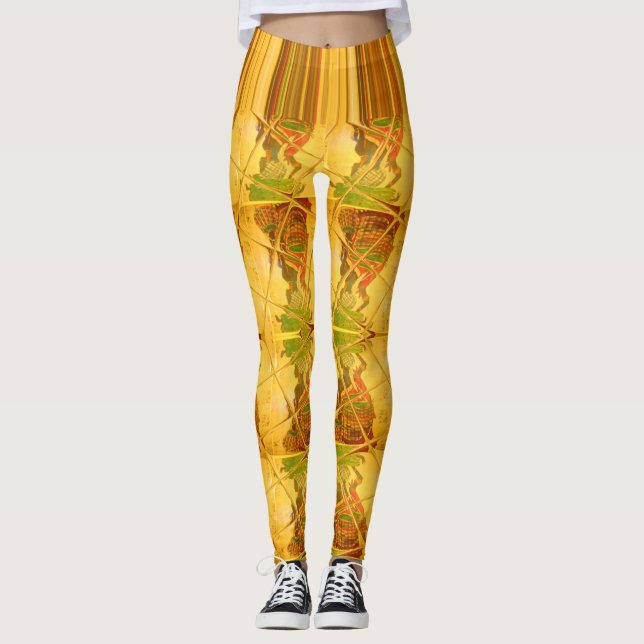 Leggings Créez votre propre Art Motif de vêtements pour fem (Devant)