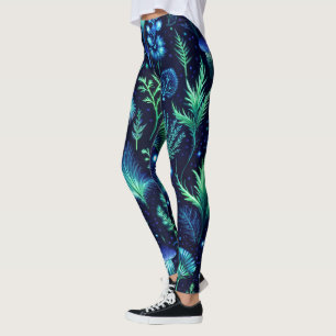 Leggings Créez Votre Propre Jardin Éthéré de Fleurs Sauvage