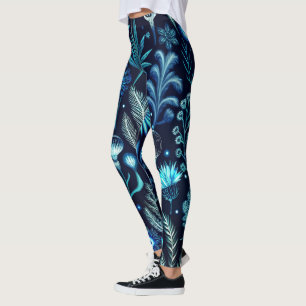 Leggings Créez Votre Propre Jardin Éthéré de Fleurs Sauvage