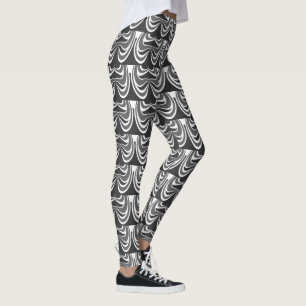 Leggings Créez votre propre noir et blanc