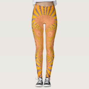 Leggings Créez votre propre pantalon de design motif orange