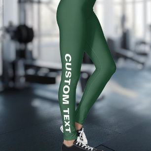 Leggings Créez votre propre vert personnalisé