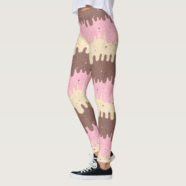 Leggings Crème de glace napolitaine (Gauche)