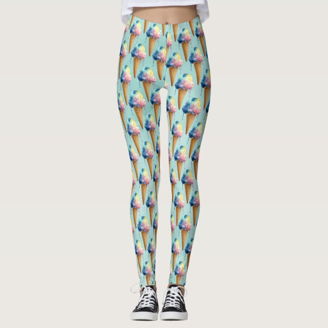 Leggings Crème glacée (Devant)