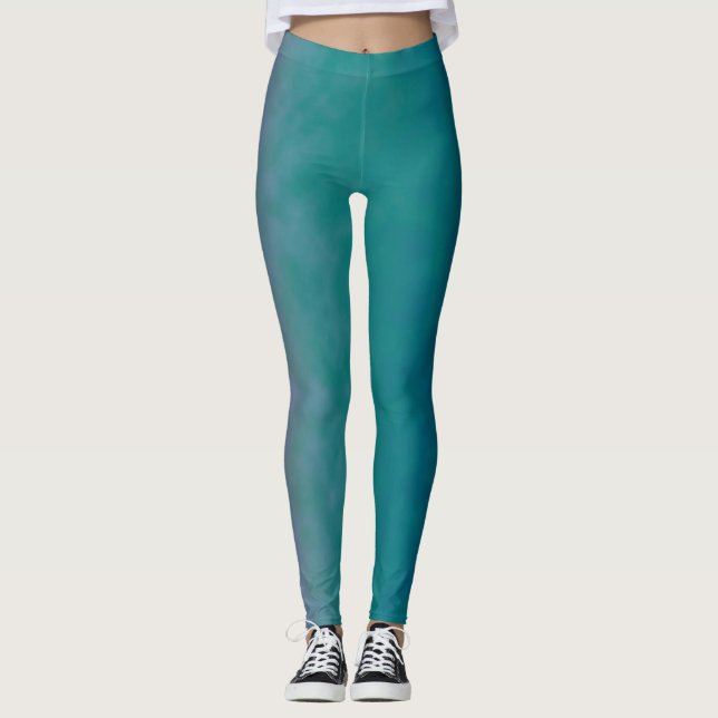 Leggings Crépuscule sous les vagues (Devant)