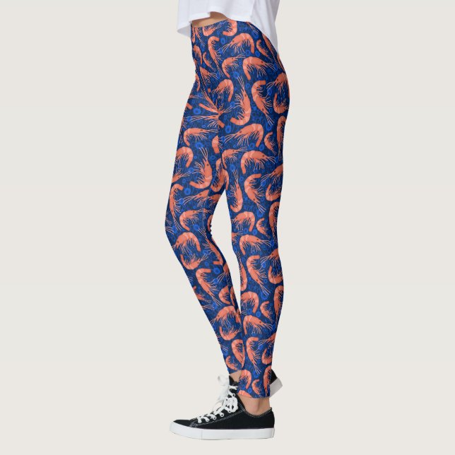 Leggings crevettes crevettes crevettes Bulles de la mer de  (Gauche)