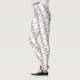 Leggings Critique de film personnalisée 5 étoiles Popcorn B