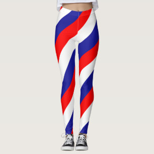 Leggings Croatie Couleurs du drapeau national diagonales tr