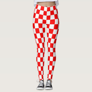 Leggings Croatie   Hrvatska   À damiers 