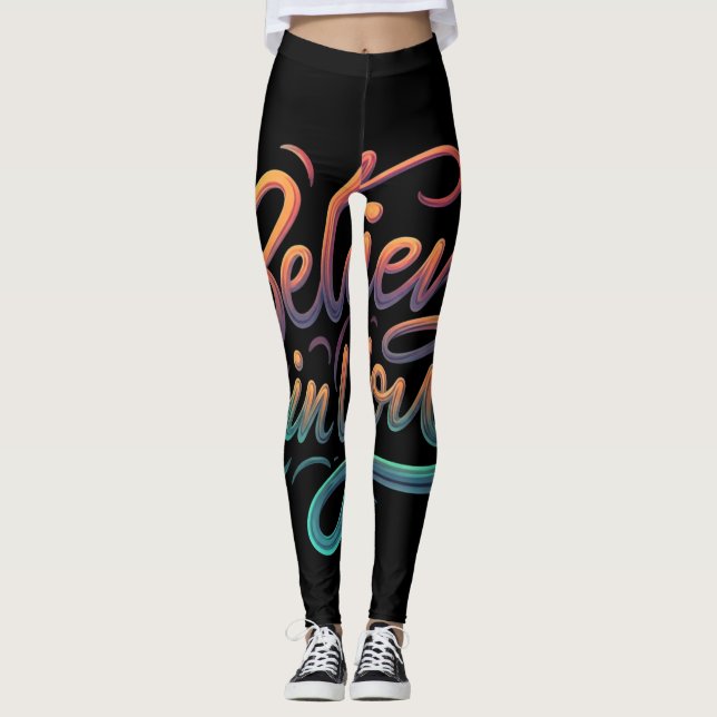 Leggings Crois en toi (Devant)