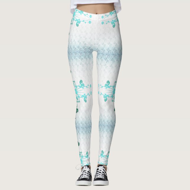 Leggings Croix de fleur (Devant)