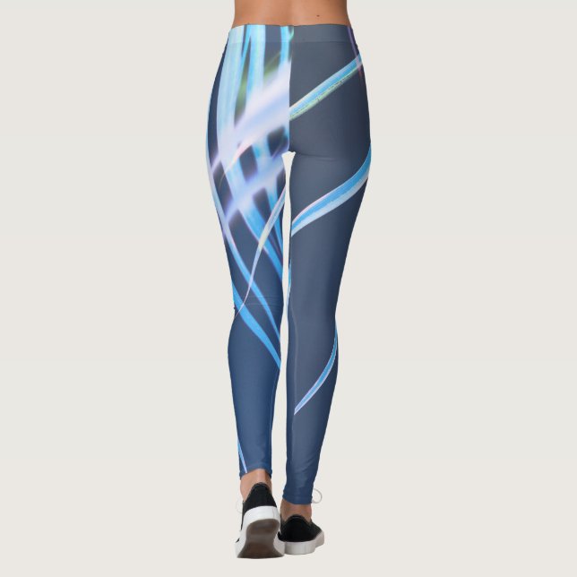 Leggings Croquis minimalisme Feuille Palm Tree (Dos)
