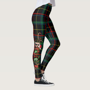 Leggings CROYER Whimsical sur Noël Plaid
