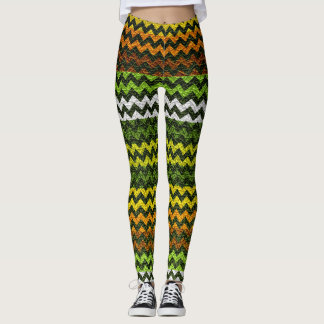 Leggings Cuir moderne Chevron coloré #32