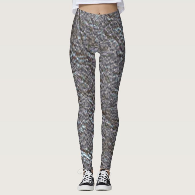 LEGGINGS CUIR NOIR (Devant)
