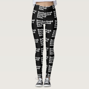 Leggings Cuisine de rue Cambodgienne / Khmer