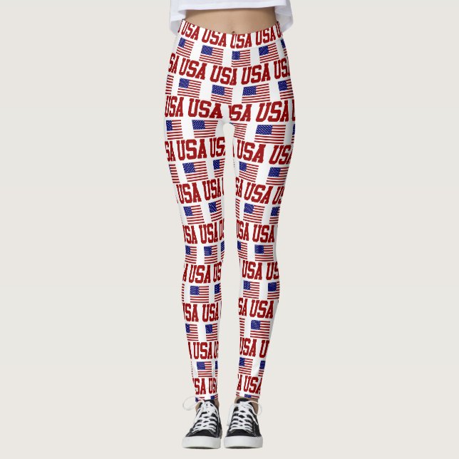 LEGGINGS CULOTTES RÉTRO STYLE USA VINTAGE (Devant)