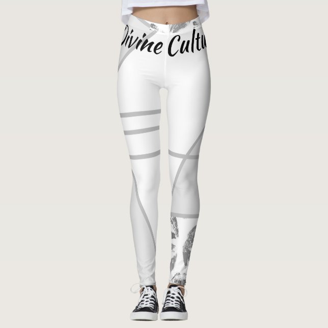 Leggings Culture Divine Gros Baisers Grey Bliss (Devant)