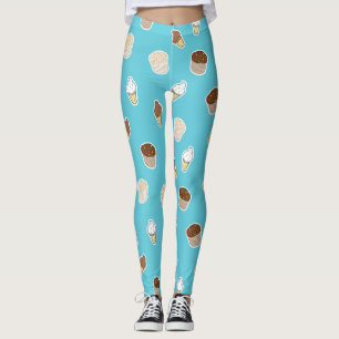 Leggings Cupcakes et crème glacée douce design