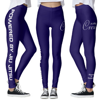 Leggings Custom Print Jiu Jitsu Crew Blue Spats