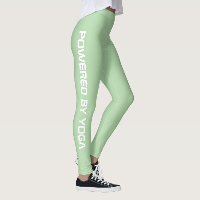 Leggings Custom Print Yoga Crew Pale Green (Droite)
