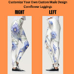 Leggings Customisez votre propre design personnalisé Fleur<br><div class="desc">Customisez votre propre design personnalisé Leggings de fleur de Cornflower L'image présente une occasion passionnante de customiser vos propres leggings avec un magnifique design de fleur de corne. Avec cette fonctionnalité unique, vous pouvez personnaliser vos légendes et les rendre vraiment uniques à votre style. Le motif de fleurs de maïs...</div>