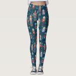 Leggings Cute 1950<br><div class="desc">Adorable petits personnages de robots de style rétro. Un peu rouillé par endroits,  mais très mignon.</div>