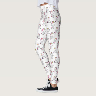 Leggings Cute Aerobic Unicorn Motif