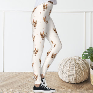 Leggings Cute Amusant Pastel Hen Poulet De Poulet