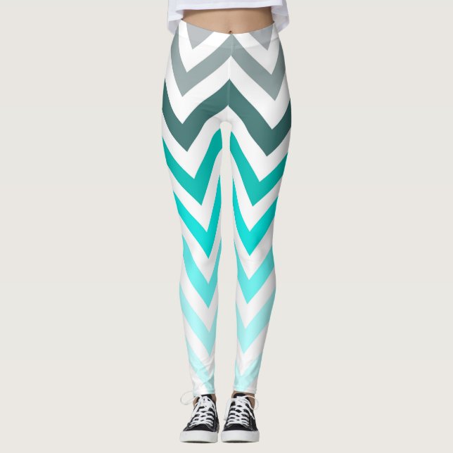 Leggings Cute Chevron Motif (Devant)