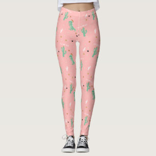 Leggings Cute Dino et Cactus On point