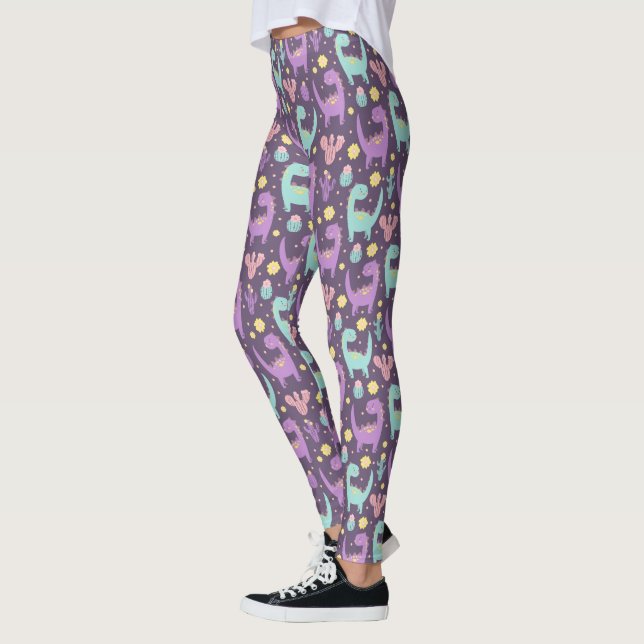 Leggings Cute Dinosaur (Gauche)