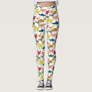 Leggings Cute Dinosaur Collection Thunder_Cove