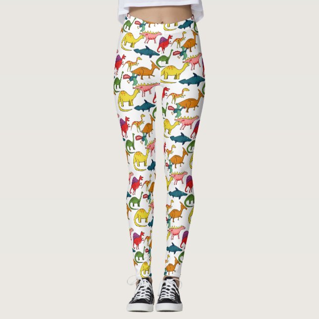 Leggings Cute Dinosaur Collection Thunder_Cove (Devant)