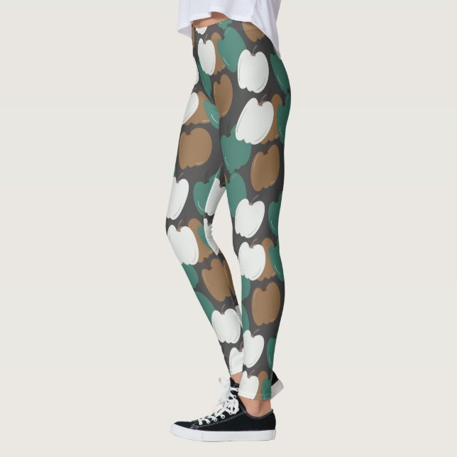 Leggings Cute Fall Citrouille Terme Tone (Gauche)