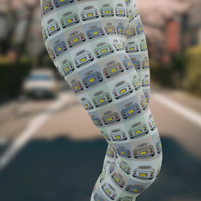 Leggings Cute Figaro Voiture Motif Figarations Leggations (Fun figgy leggings for any figaro owner. All the colours! You'll not see another pair like these!)