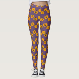 Leggings Cute Halloween Jack 'O Lantern