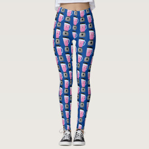 Leggings Cute happy food mixender cuisine appareil dessin a