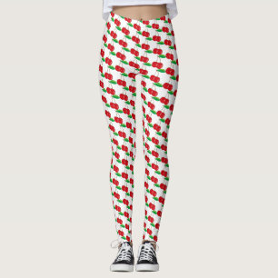Leggings Cute Kawaii Cerises rouges Fruits d'été Enfants