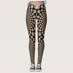 Leggings Cute Lovely infinity Kaleidoscope tirage Cheetah