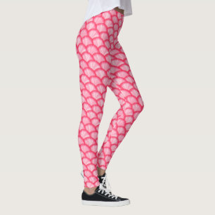 Leggings CUTE Motif rose rose élégant