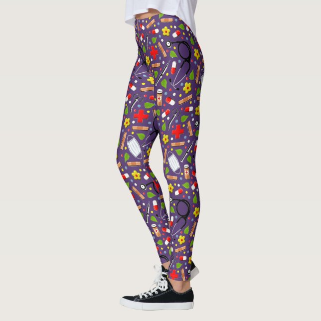 Leggings Cute Nurse (Gauche)